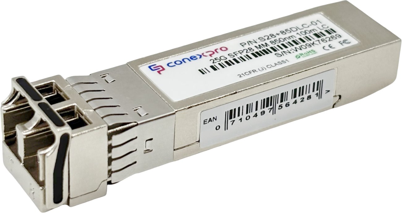 Conexpro 25G SFP28 optický modul, MM, 850nm, 100m, 2x LC, DDM