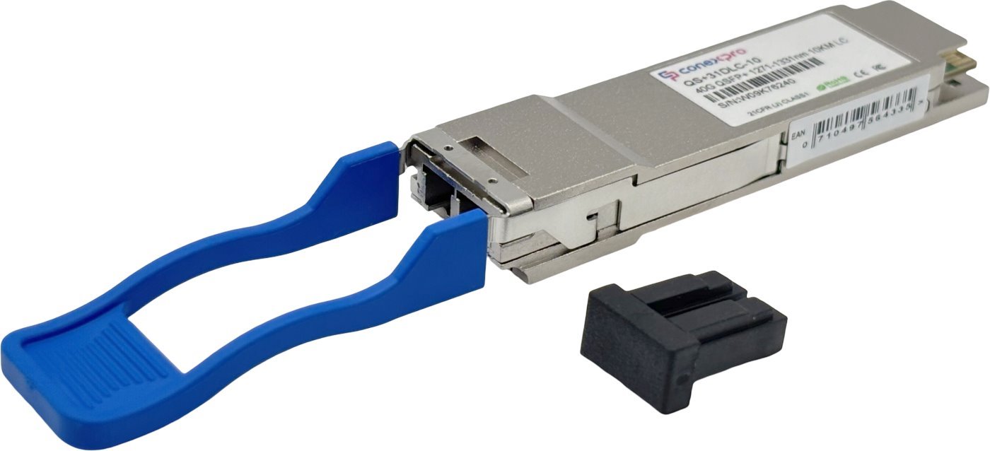 Conexpro 40G QSFP+ optický modul, SM, 1310nm, 40km, 2x LC, CWDM, DDM