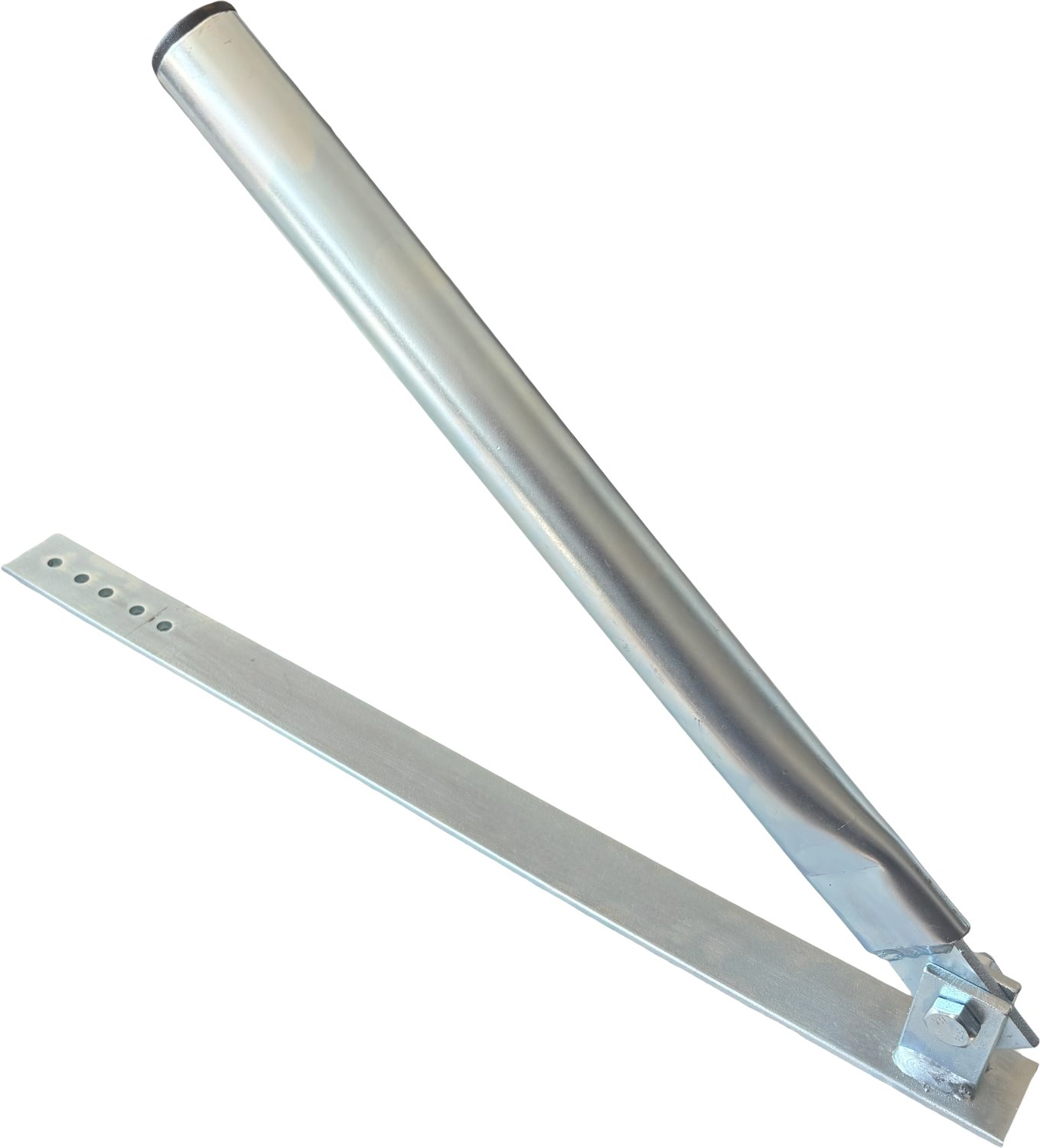 Anténní držák s naklápěním pod střešní tašku na trám, délka 40cm, průměr 32mm