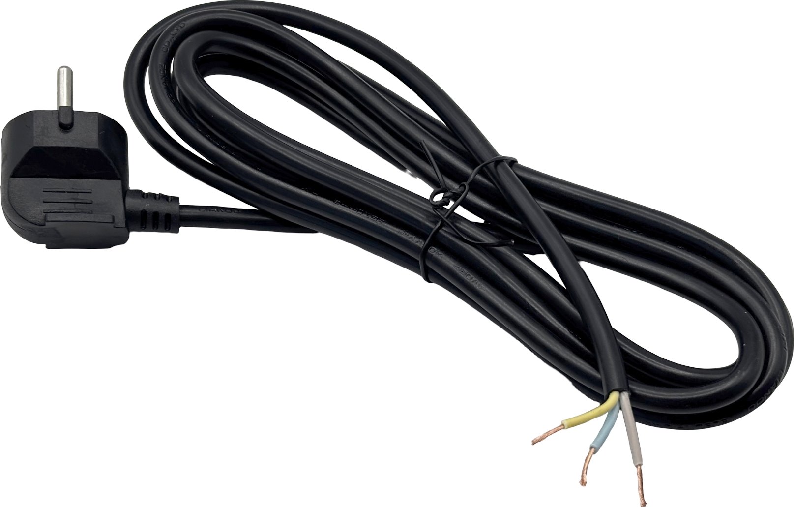 Conexpro napájecí kabel 230V AC s oholeným koncem, 3x1 mm2, 3m
