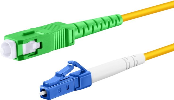 Conexpro optický patch cord, LCupc/SCapc, Simplex, Singlemode 9/125, 10m