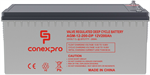 Conexpro baterie AGM 12V, 200Ah, životnost 10 let, M8, Deep cycle