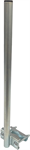 Anténní nástavec na stožár "I", výška 60cm, průměr 28mm, třmen 85mm, galvanický zinek